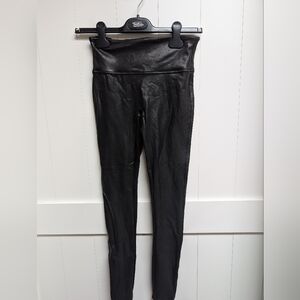 Spanx Black High-Waisted Leggings, XS